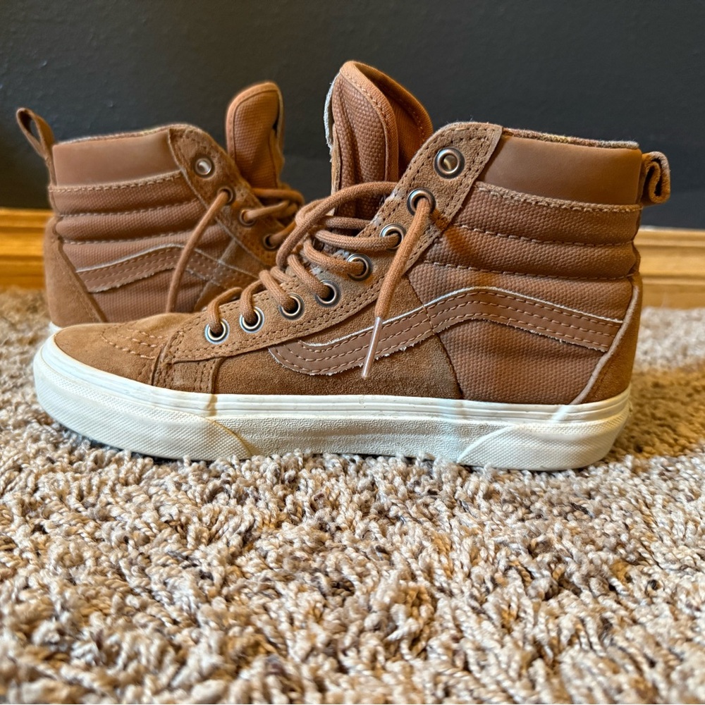 Vans Brown High-Top Sneakers